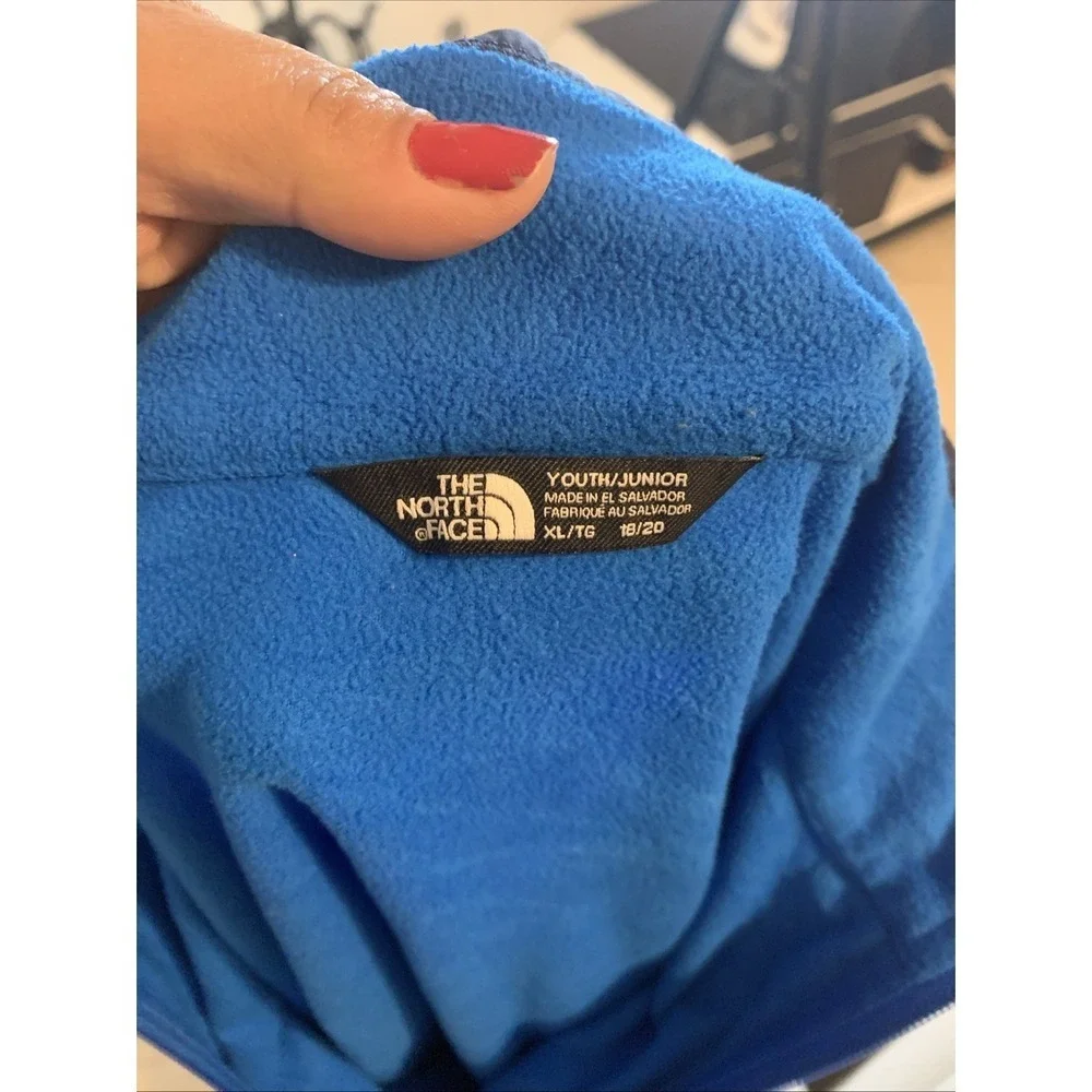 The North Face® Teen XL Glacier™ 1/2 Zip Jacket in Blue